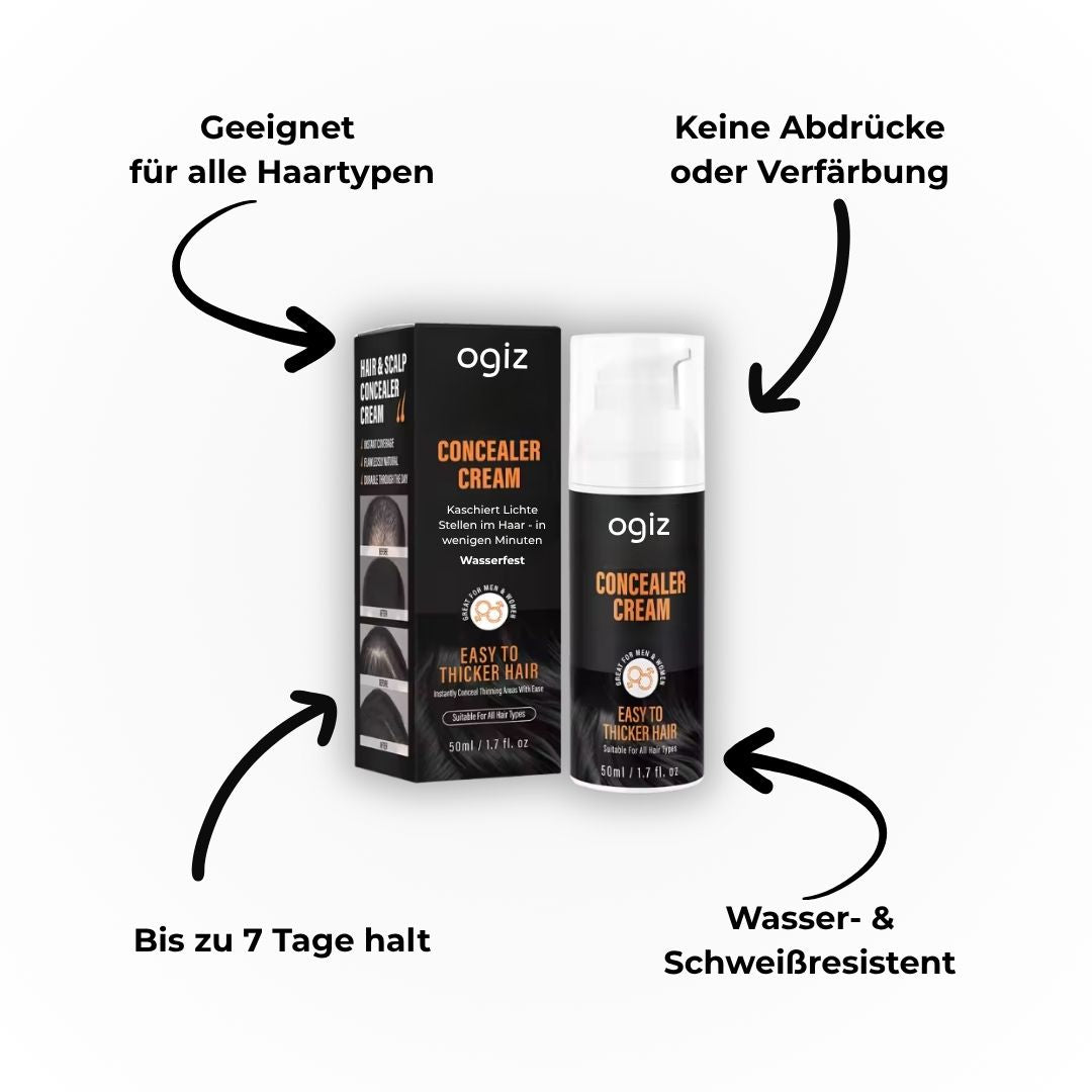 OGIZ Hairconcealer - Für sichtbar volleres Haar – in Minuten